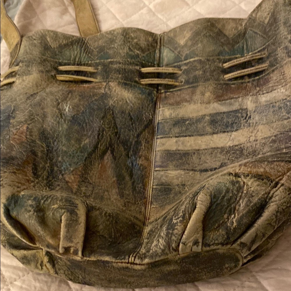 Rare Jane Yoo Wearable art handbag Americana